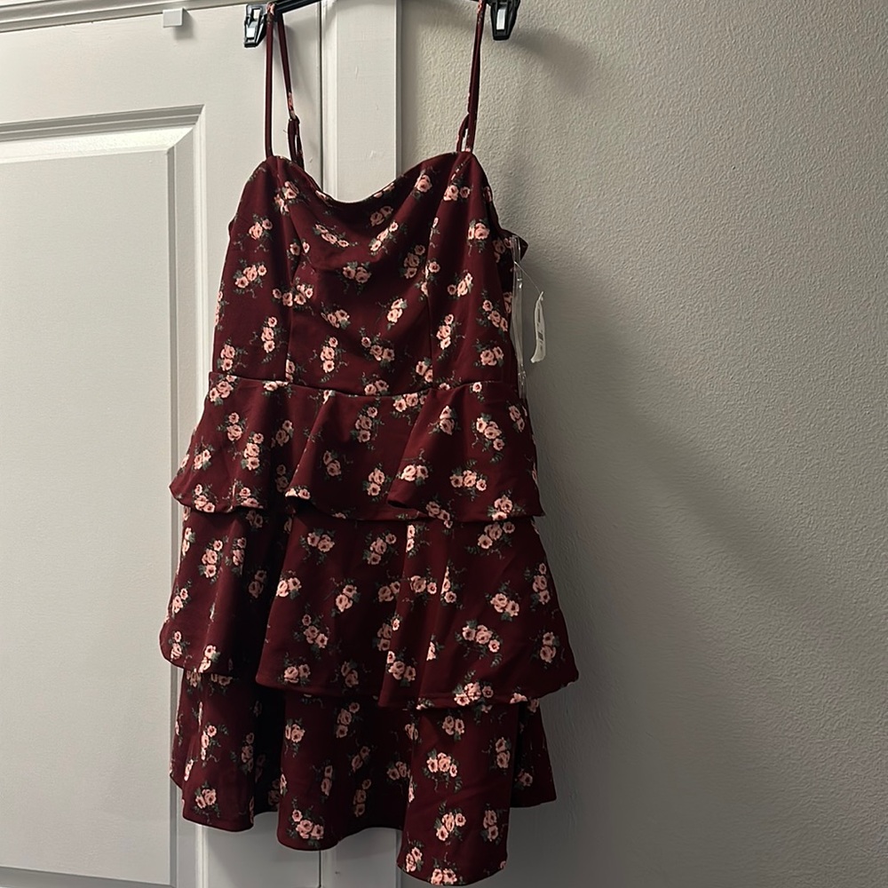NWT altard state floral mini dress ruffles